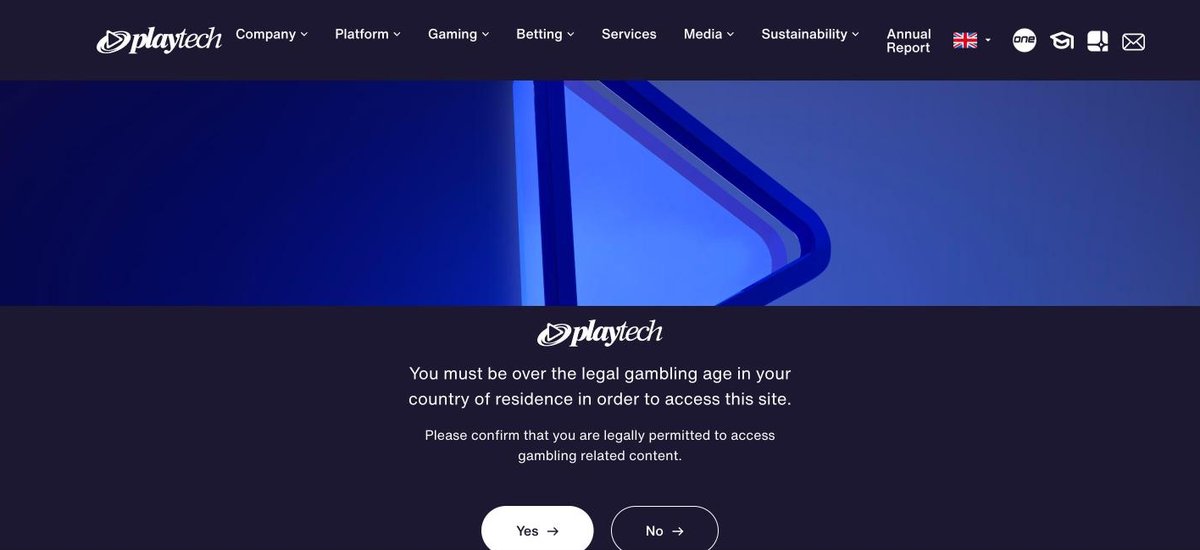 Playtech slot provider homepage