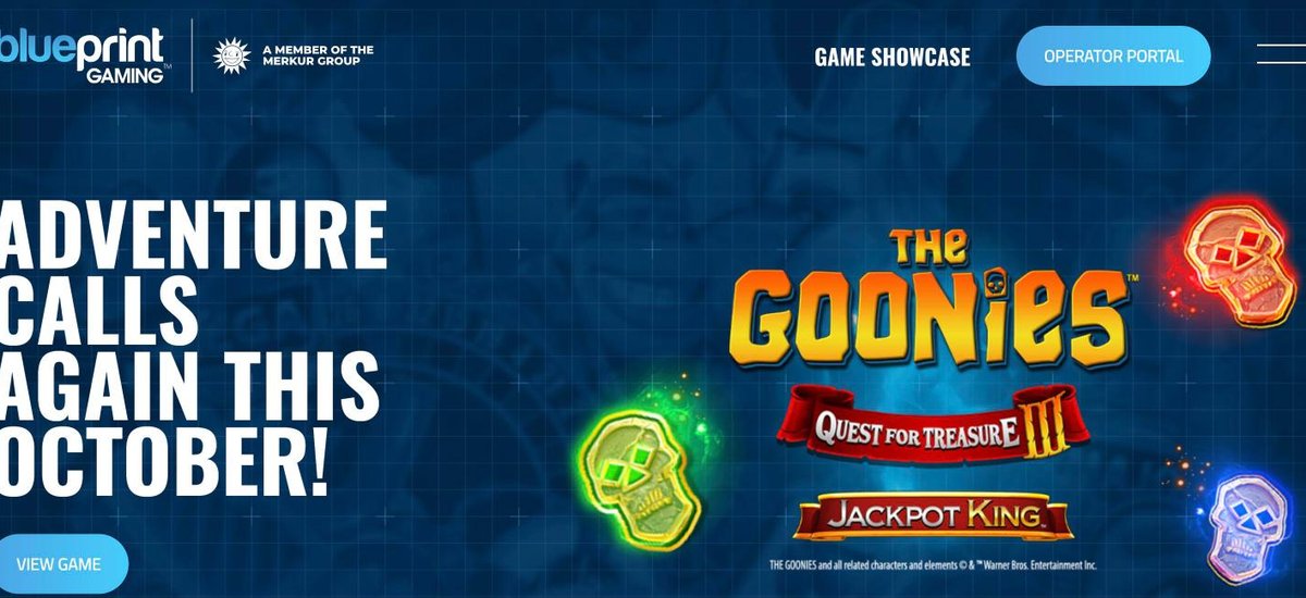 Blueprint Gaming slot provider homepage