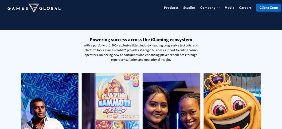 Games Global slot provider homepage