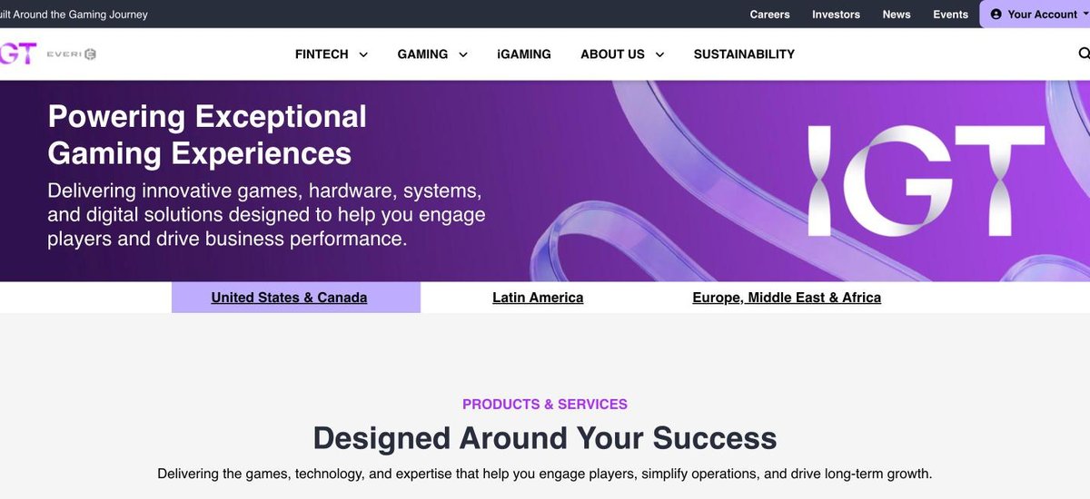 IGT slot provider homepage