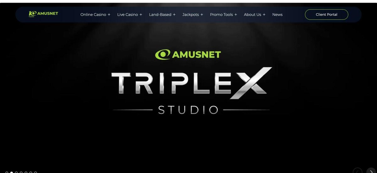 Amusnet slot provider homepage