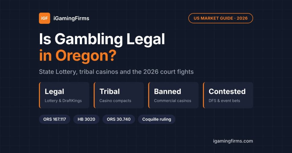 Is Gambling Legal in Oregon? The Full 2026 Picture โ featured image