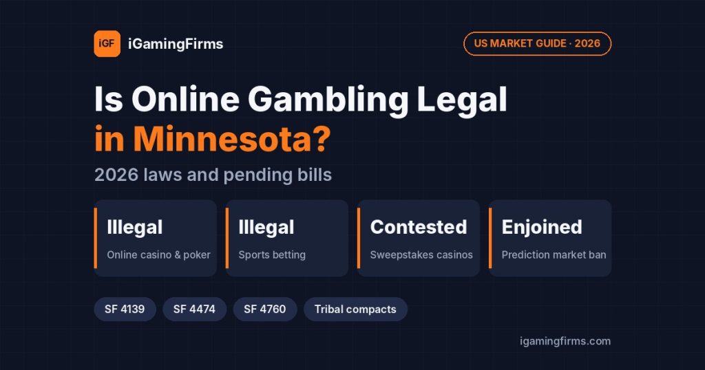Is Online Gambling Legal in Minnesota? 2026 Laws and Pending Bills โ featured image